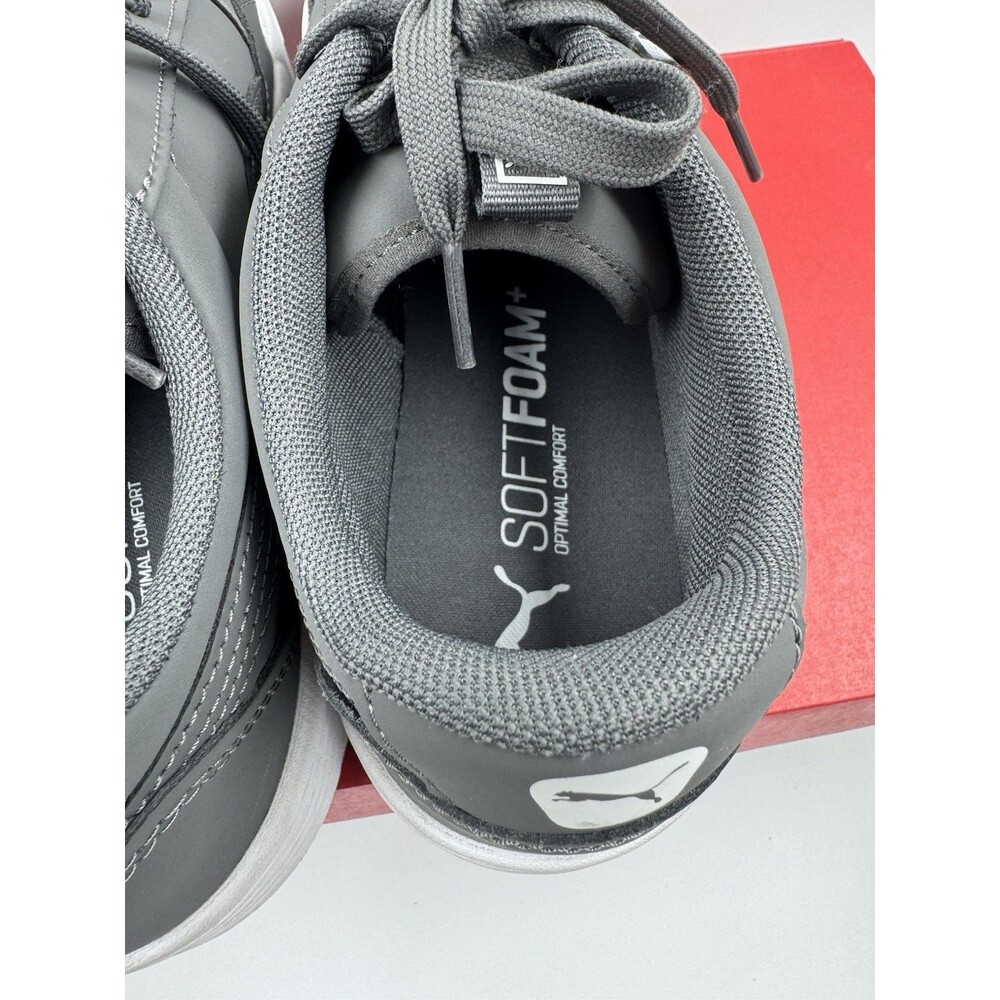 PUMA Men's Size 10.5 Skate Sneakers Lace-up Court Shoes, Gray - Picture 8 of 16